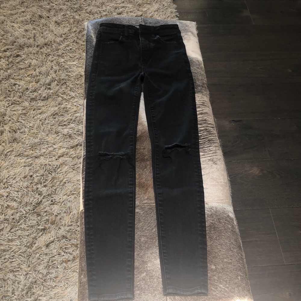 Black American eagle jeans double zero